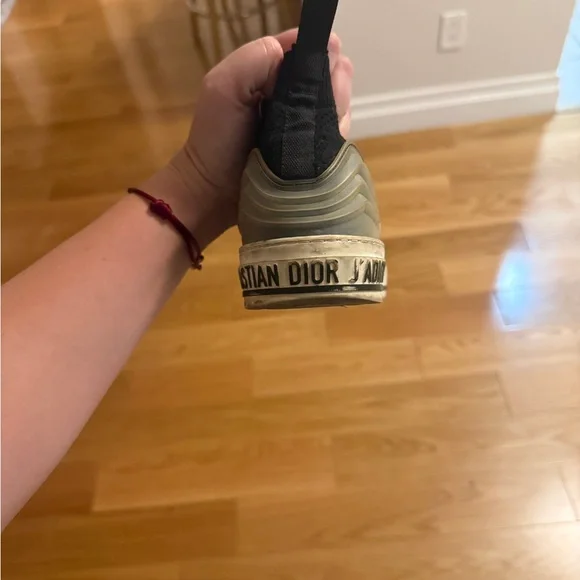 Dior Navy/Black and White Canvas Sneakers - Picture 6 of 10